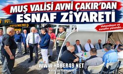 Muş Valisi Avni Çakır, esnaf ve taksi şoförleriyle bir araya geldi