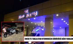 Erciş’te Otomobil Takla Attı: Sürücü Ağır Yaralı