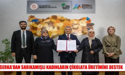 Sarıkamışlı kadınların çikolata üretimine SERKA desteği