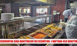 Erzurum’da gıda denetimlerinde 458 işletme mercek altında