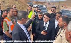 Vali Aydın Baruş’tan Tekman’a çıkarma: Yatırımları inceledi, vatandaşla buluştu