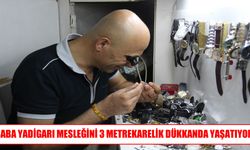 Bingöl'de 3 metrekarelik dükkânda 33 yıldır baba mesleğini yaşatıyor