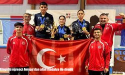 Bingöllü öğrenci Avrupa’dan altın madalya ile döndü