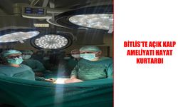 Bitlis’te kalbinden ağır yaralanan hasta açık kalp ameliyatıyla hayata tutundu