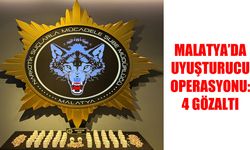 Malatya’da uyuşturucu operasyonu: 2 bin 920 sentetik ecza ele geçirildi, 4 şüpheli gözaltında