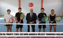 Ağrı’da Türkiye tenis ligi Doğu Anadolu Bölgesi turnuvası heyecanı başladı