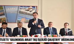 Ahlat’ta geleneksel taş işçiliğinin geleceği için çalıştay düzenlendi