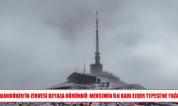 Palandöken’in zirvesi beyaza büründü: Mevsimin ilk karı yağdı