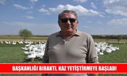 Başkanlık sonrası kaz çiftliği kurdu, 6 yıldır üretim yapıyor