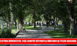 Yeşil kampüs vizyonu Atatürk Üniversitesi’ni dünya sıralamasında yükseltti