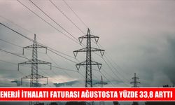 Ağustosta enerji ithalatı faturası arttı