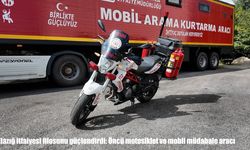 Elazığ itfaiyesi filosunu güçlendirdi: Öncü motosiklet ve mobil müdahale aracı