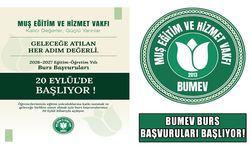 Bursa Muş Eğitim ve Hizmet Vakfı burs başvuruları 20 Eylül’de başlıyor