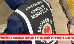 Gümrük ekiplerinden 8 ayda kaçakçılığa darbe: 19 bin 247 puro ele geçirildi