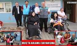 Hak İnsani Yardım Derneği’nden Muş’taki engelli bireylere akülü araç desteği