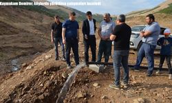 Kaymakam Demirer, köylerde yürütülen çalışmaları inceledi