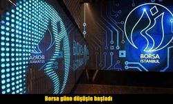 Borsa güne negatif başladı