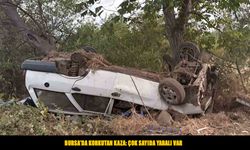 Kontrolden çıkan otomobil şarampole yuvarlandı: Çok sayıda yaralı var