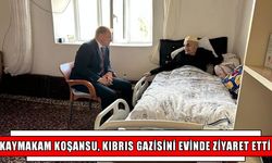 Bulanık Kaymakamı Koşansu’dan Kıbrıs Gazisi Uslu’ya ziyaret