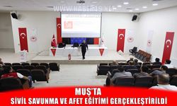 Muş İl Tarım ve Orman Müdürlüğü’nde afet eğitimi