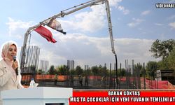Bakan Göktaş Muş’ta Bahattin Demircan Çocuk Evleri Sitesi’nin temelini attı