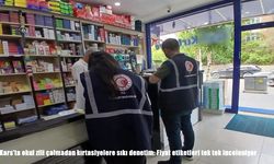 Kars’ta okul zili çalmadan kırtasiyelere sıkı denetim: Fiyat etiketleri tek tek inceleniyor