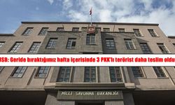MSB:  3 PKK'lı terörist daha teslim oldu