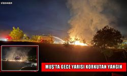 Atatürk Ormanı mevkiinde gece yarısı yangın paniği!