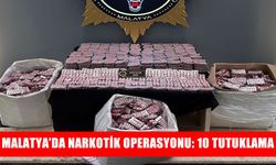 Malatya’da narkotik operasyonu: 10 şüpheli tutuklandı