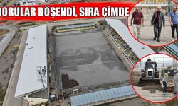 Muş Şehir Stadyumu’nda alttan ısıtma tamamlandı, sıra çim seriminde
