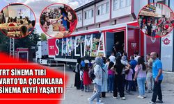 TRT Sinema Tırı Varto’da miniklerin yüzünü güldürdü