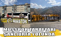 Muşspor taraftarları Şanlıurfa yolunda