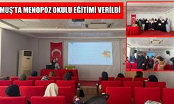 Muş İl Sağlık Müdürlüğü'nden kadınlara özel ‘menopoz’ eğitimi