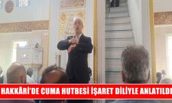 Hakkâri Ulu Cami’de işitme engelliler için anlamlı uygulama
