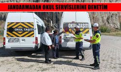 Erzurum’da okul servislerine jandarmadan sıkı denetim