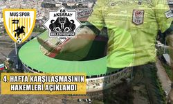 Muşspor- Aksaray maçının hakem kadrosu açıklandı