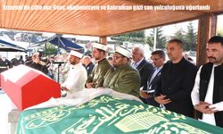 Erzurum'da çifte acı: Genç akademisyen ve kahraman gazi son yolculuğuna uğurlandı