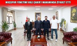 Muşspor yönetiminden Vali Çakır’a ziyaret
