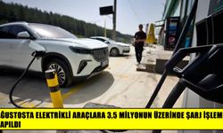 Türkiye'de elektrikli araçlara ağustosta 3,5 milyon şarj işlemi
