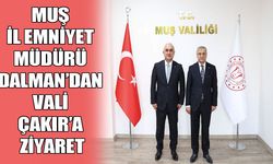 Muş'un yeni Emniyet Müdürü Dalman’dan Vali Çakır’a ziyaret