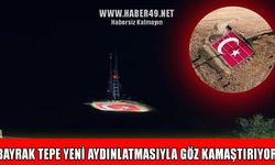 Muş’un simgesi 1514 rakımlı Bayrak Tepe’de görsel şölen