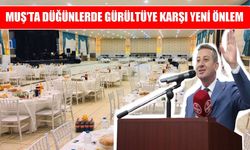 Muş’ta düğün salonlarına gürültü uyarısı
