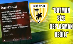 Batman’dan Muşspor’a anlamlı destek: “Batman size deplasman değil!”