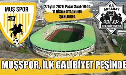 Muşspor’da hedef ilk galibiyet