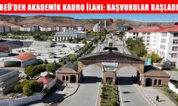 Bitlis Eren Üniversitesi akademik kadrosunu güçlendiriyor: Yeni alım ilanı yayımlandı