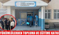 Muş’ta yükümlülerden eğitime destek: 19 okulda 422 derslik yenilendi