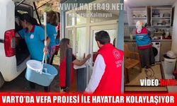 Varto’da VEFA Projesi’yle yaşlı ve engelli vatandaşlara şefkat eli