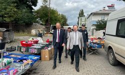 Arpaçay’da Kaymakam Güvenç ve Başkan Elma’dan pazar ziyareti