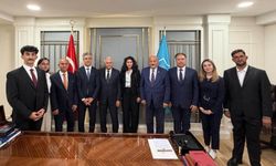 EBYÜ heyeti Binali Yıldırım ile eğitim hedeflerini görüştü