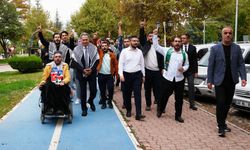 İnönü Üniversitesinde Filistin'e destek için tek yürek oldular